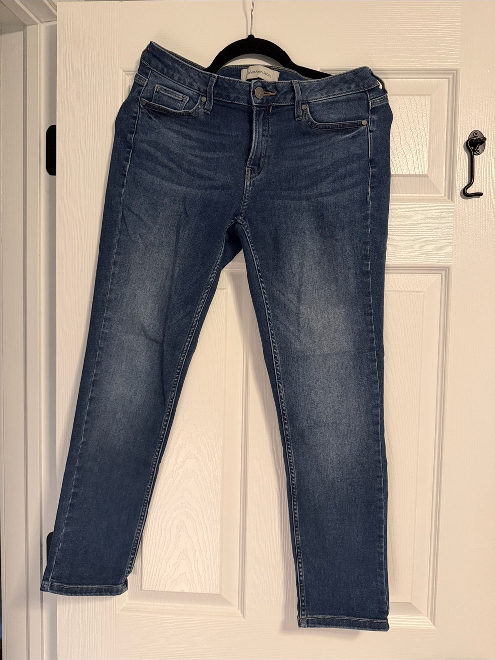 Calvin Klein Indigo Stretch Skinny Jeans-ankle-skinny